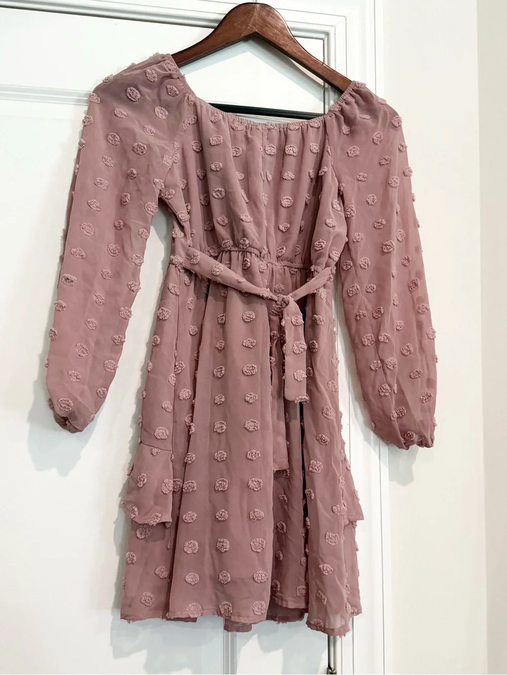 franki Girl’s Long-Sleeve Ruffle Dress